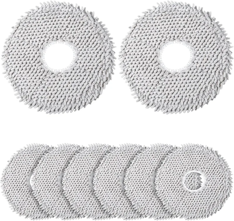 Mopas de microfibra para Dreame L20 Ultra y Xiaomi X10+, pack de 8