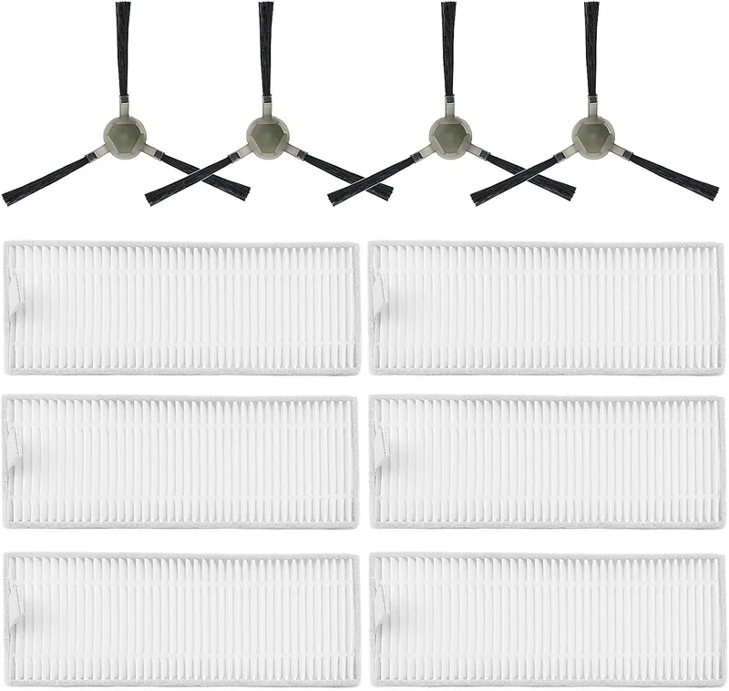 KiimSin Kit 6 Filtros HEPA y 4 Cepillos Laterales para Lefant M213