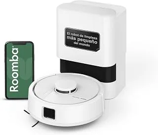 iRobot Roomba Mini, robot aspirador y friegasuelos con base AutoEmpty y navegación LiDAR