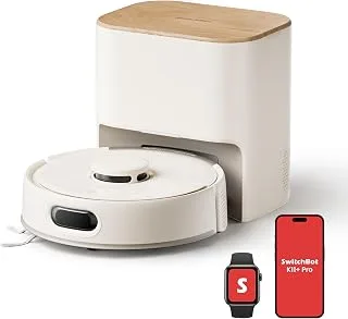 SwitchBot K11+ Pro – Robot aspirador compacto con autovaciado