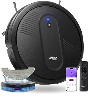 MONSGA Robot Aspirador y Fregasuelos con Sensores Anticaídas